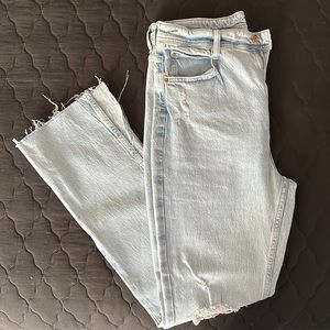 Zara Split Hem Jeans
